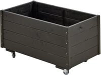 Plus Pflanzkasten mit R&auml;der RAL 9005 Schwarz