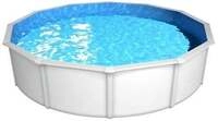 Steinbach Stahlwandpool Set Nuovo de Luxe II &Oslash; 5,5 x 1,2 m, wei&szlig;