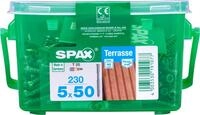 Spax Terrassenschrauben 5.0 x 50 mm TX 25 Zylinderkopf - 230 Stk.