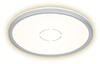 Briloner Slim LED Panel Free silber Ø 29,3 cm mit Backlight-Effekt