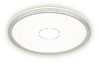 Briloner Slim LED Panel Free silber &Oslash; 29,3 cm mit Backlight-Effekt