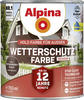 Alpina Wetterschutzfarbe deckend 0,75 L schokoladenbraun