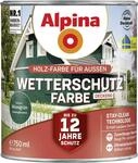 Alpina Wetterschutzfarbe 0,75 L moosgr&uuml;n