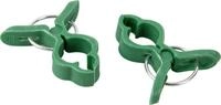 Windhager Pflanzenclips MINI 15 St&uuml;ck, gr&uuml;n