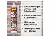 UHU Poly Max Montagkleber Sofort Power 300g 10 Sekunden, transparent,...