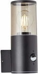 Brilliant LED Au&szlig;en-Wandleuchte Sergioro mit Bewegungsmelder E27 20W
