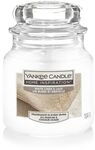 Yankee Candle Duftkerze Kleines Glas White Linen & Lace 104 g, wei&szlig;