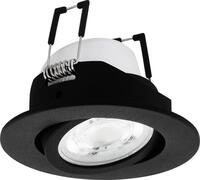 Eglo Connect Einbauleuchte Saliceto-Z schwarz &Oslash; 8,8 cm dimmbar, ww-kw, RGB