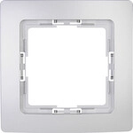 Kopp Abdeckrahmen 1-fach Paris silber, 308420065