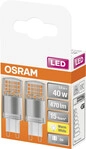 Osram LED Stiftsockellampe Star G9 4,2 W 2er-Pack warmwei&szlig;, klar