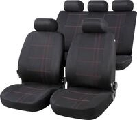 Walser Autositzbezug Nashville Komplett-Set schwarz