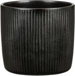 Scheurich &Uuml;bertopf Solido Linea &Oslash; 17,6 x 16 cm ebano schwarz