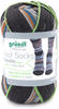 Gründl Sockenwolle Hot Socks Simila 100 g anth., grau-kürbis-blau-kiesel