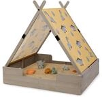 Muddy Buddy Sandkasten mit Zelt Dino Lover 140 x 120 x 140 cm