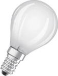 Osram LED Leuchtmittel Classic P40 E14 5W warmwei&szlig;, dimmbar, wei&szlig; matt