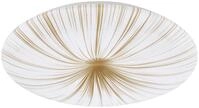 Eglo LED Deckenleuchte Nieves 1 wei&szlig; gold &Oslash; 51 cm