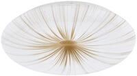 Eglo Deckenleuchte Nieves 1 wei&szlig; gold &Oslash; 41 cm