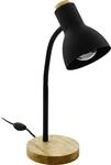Eglo Tischlampe Veradal 49 x 12,5 cm schwarz Holz