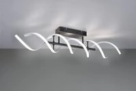 Trio LED-Deckenleuchte Sequence 20,5 x 90 cm warmwei&szlig;-neutralwei&szlig; aluminium