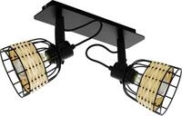 Eglo 2er Spot Anwick 1 natur 48 x 14 cm E27, max. 60 W