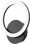Eglo Connect LED Wandleuchte Parrapos-Z schwarz 20 x 24 cm