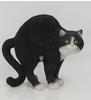 Dekofigur Katze schwarz 28,5 x 15,5 x 31,5 cm