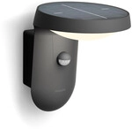 Philips LED Solar-Au&szlig;enwandleuchte Tyle anthrazit 18,8 x 18,4 x 15,8 cm mit