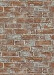 Erismann Vliestapete 6318-06 Imitations holz stein rot 10,05 x 0,53 m