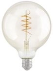Eglo LED Globe G125 E27 4W amber
