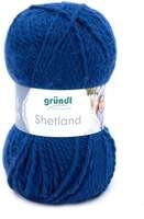 Gr&uuml;ndl Wolle Shetland 100 g blau
