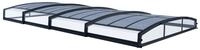 Canopia Pool&uuml;berdachung Majorca, 8,74 x 4,7 m, grau Aluminiumrahmen mit