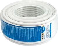 Schwaiger Koaxialkabel KOX13525 052 (135dB) wei&szlig;, 25,0m, 5-fach geschirmt, ohne F