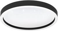 Eglo Connect LED Deckenleuchte Montemorelos-Z schwarz &Oslash; 42 cm mit Kristalleffekt