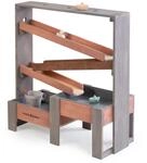 Muddy Buddy Wasserbahn Aqua Tower warmgrau-puderrosa 100 x 44 x 105 cm