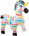 Summer Waves Aufblasbares Zebra-Einhorn Sprinkler 1.57 m x 94 cm x 1.57 m