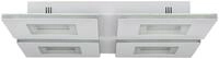 Eglo Connect LED Deckenleuchte Padrogiano-Z wei&szlig; 45 x 45 cm mit vier Quadraten