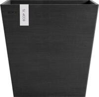 Ecopots Pflanztopf Rotterdam 45 x 45 x 44 cm dunkelgrau