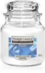 Yankee Candle Duftkerze Mittleres Glas Soft Cotton 340 g, wei&szlig;