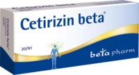 Betapharm Arzneimittel GmbH Cetirizin beta Filmtabletten 20 St 02156870_DBA