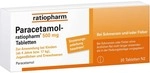 ratiopharm GmbH PARACETAMOL-ratiopharm 500 mg Tabletten 20 St 01126111_DBA