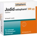 ratiopharm GmbH JODID-ratiopharm 200 &micro;g Tabletten 100 St 04620018_DBA