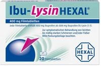 HEXAL AG Ibu-Lysinhexal Filmtabletten 20 St 07532243_DBA