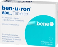 bene-Arzneimittel GmbH Ben-U-Ron 500 mg Tabletten 20 St 00116694_DBA