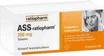 ratiopharm GmbH ASS-ratiopharm 300 mg Tabletten 50 St 03358305_DBA