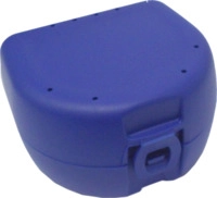 Deflogrip Gerhard Reeg GmbH Prothesen Zahnspangenbox universal dunkelblau 1 St