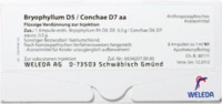 WELEDA AG Bryophyllum D 5/Conchae D 7 Ampullen 8X1 ml 01619859_DBA