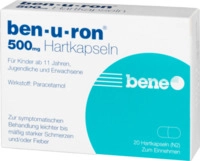 bene-Arzneimittel GmbH Ben-U-Ron 500 mg Kapseln 20 St 02710740_DBA