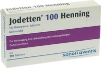 Sanofi-Aventis Deutschland GmbH Jodetten 100 Henning Tabletten 100 St 06172392_DBA