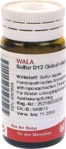 WALA Heilmittel GmbH Sulfur D 12 Globuli 20 g 08787896_DBA