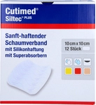 BSN medical GmbH Cutimed Siltec Plus Schaumverb.10x10 cm haftend 12 St 10204229_DBA